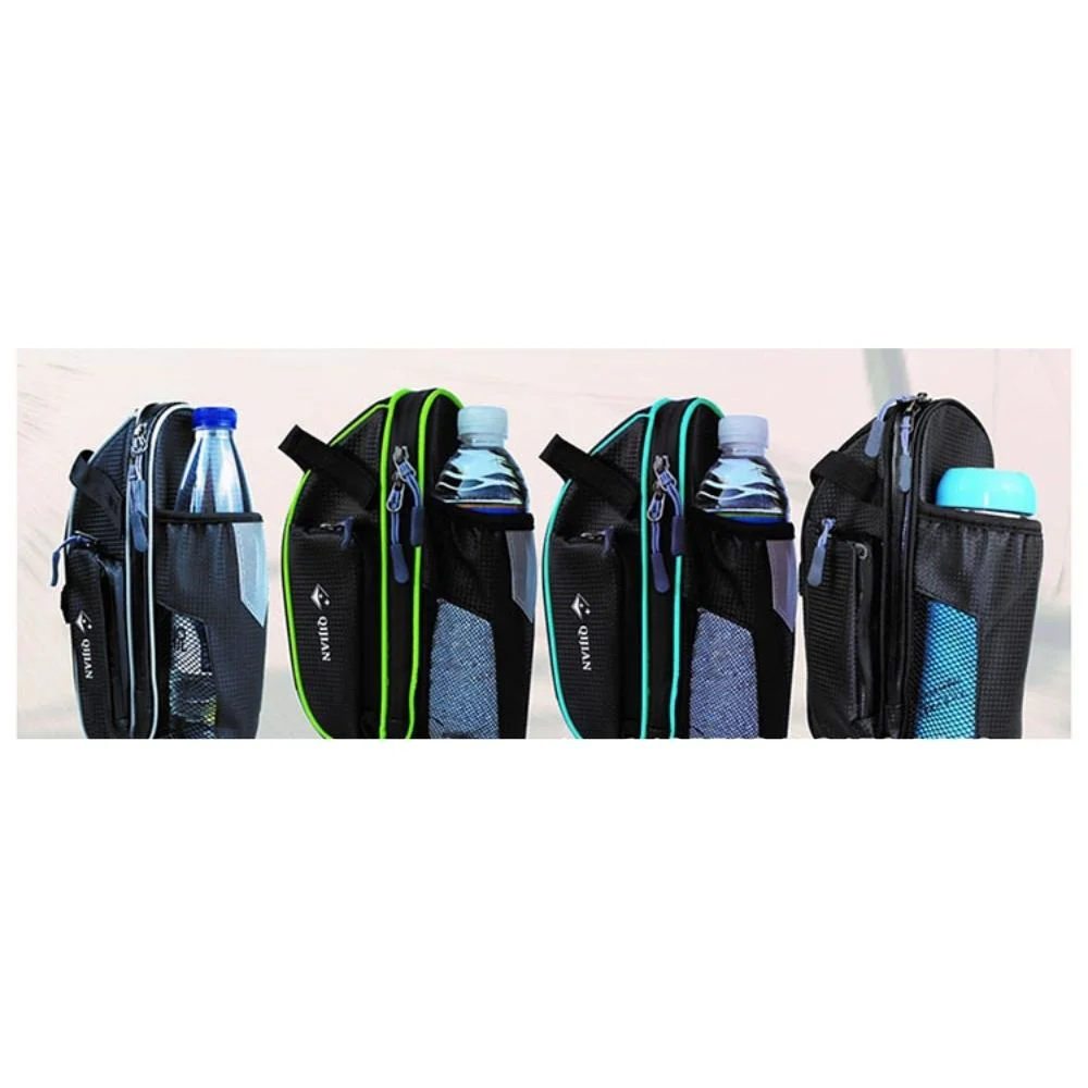 Bike Bag for Bicycles Rear Rack, Waterproof Saddle Bag Adjustable Cord Pannier Bag Bicycle Bag with Bottle Holder Wbb20577