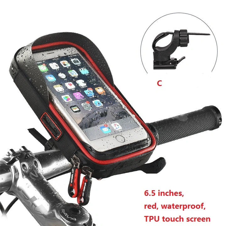 Ea056 Bike Mount Smartphone Mobile Holder Travel Men Wallet Case Cell Purse Handlebar Waterproof Front Frame Bicycle Touch Screen Phone Bag