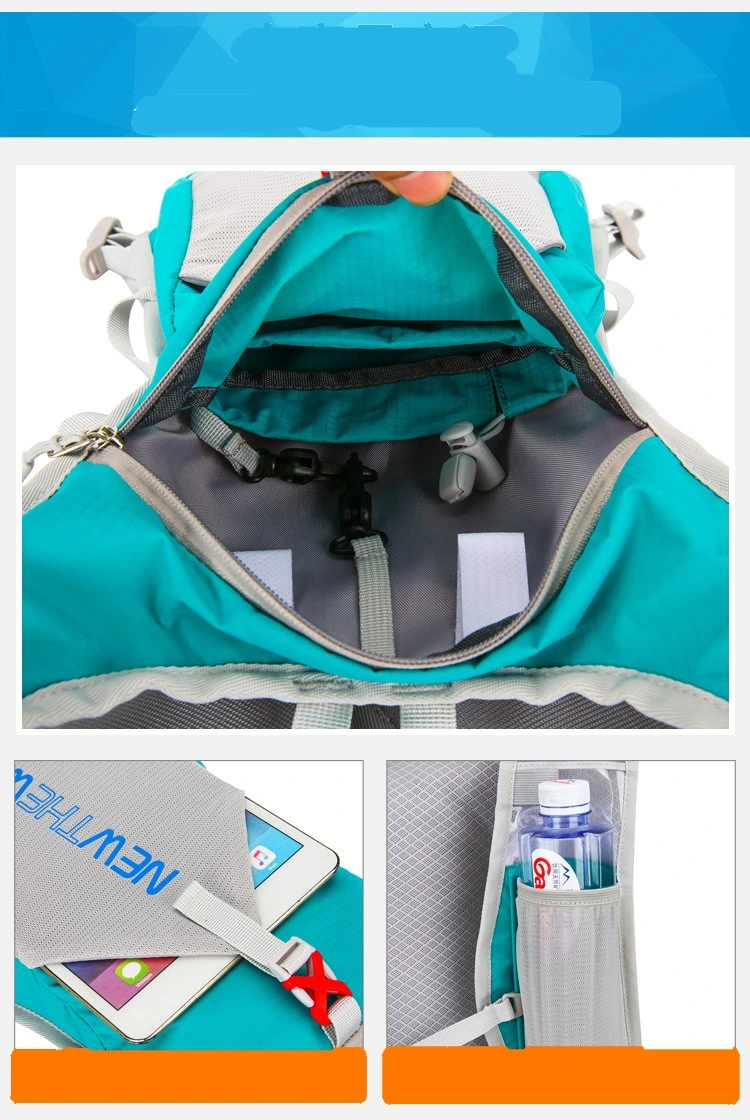 Fashion Outdoor Waterproof Hiking Backpack Folding Riding Bike Backpack Bag