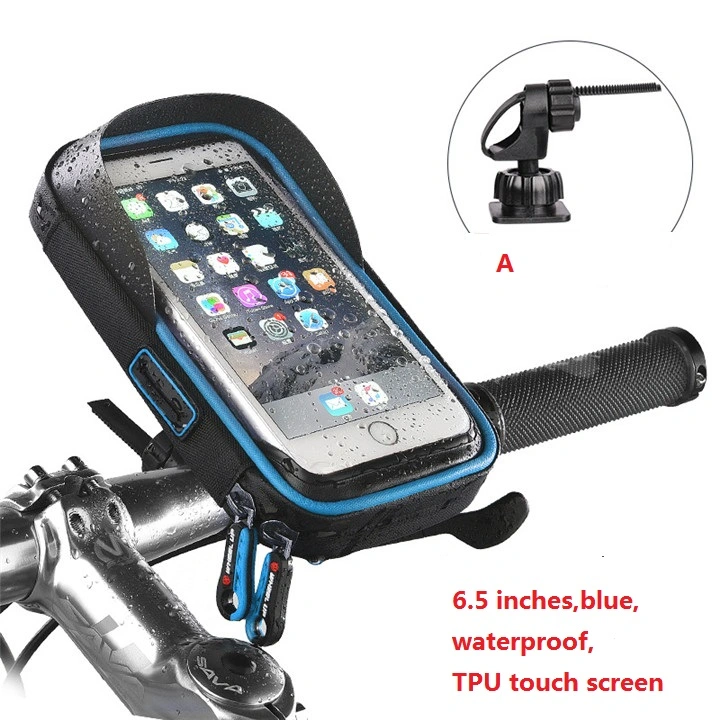 Ea056 Bike Mount Smartphone Mobile Holder Travel Men Wallet Case Cell Purse Handlebar Waterproof Front Frame Bicycle Touch Screen Phone Bag