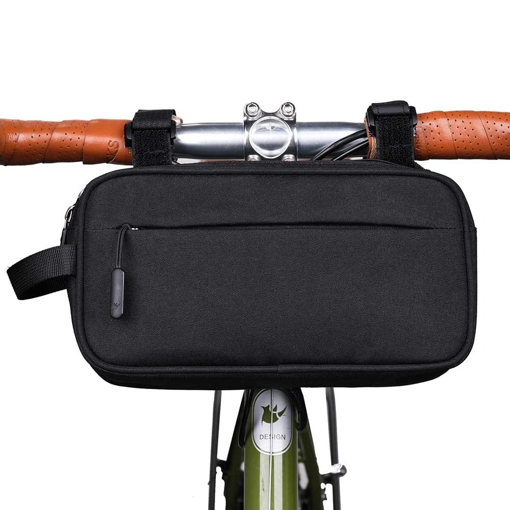 Black Mountain Bike Front Bag Road Bike Basket Bicycle Frame Bag