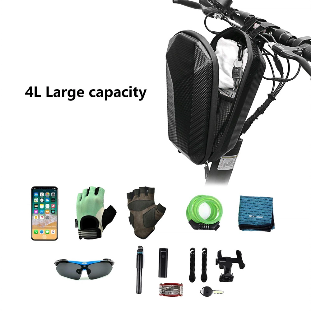 4L Bag Scooter Storage Bag Front Hanging Bag for E-Bike Bike Handlebar Bag