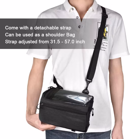 Bike Handlebar Bag Waterproof Bicycle Frame Bag Cycling Front Handlebar Bag